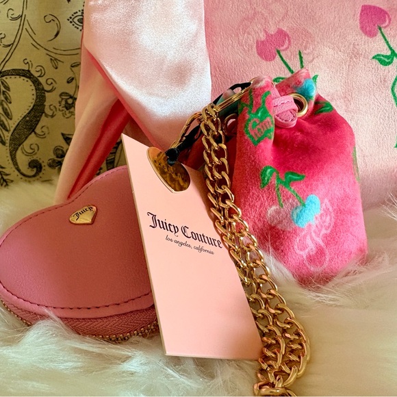 Juicy Couture Retro Custom Pink Cherry Set - Picture 3 of 7